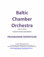 BCO: Programme Repertoire cover